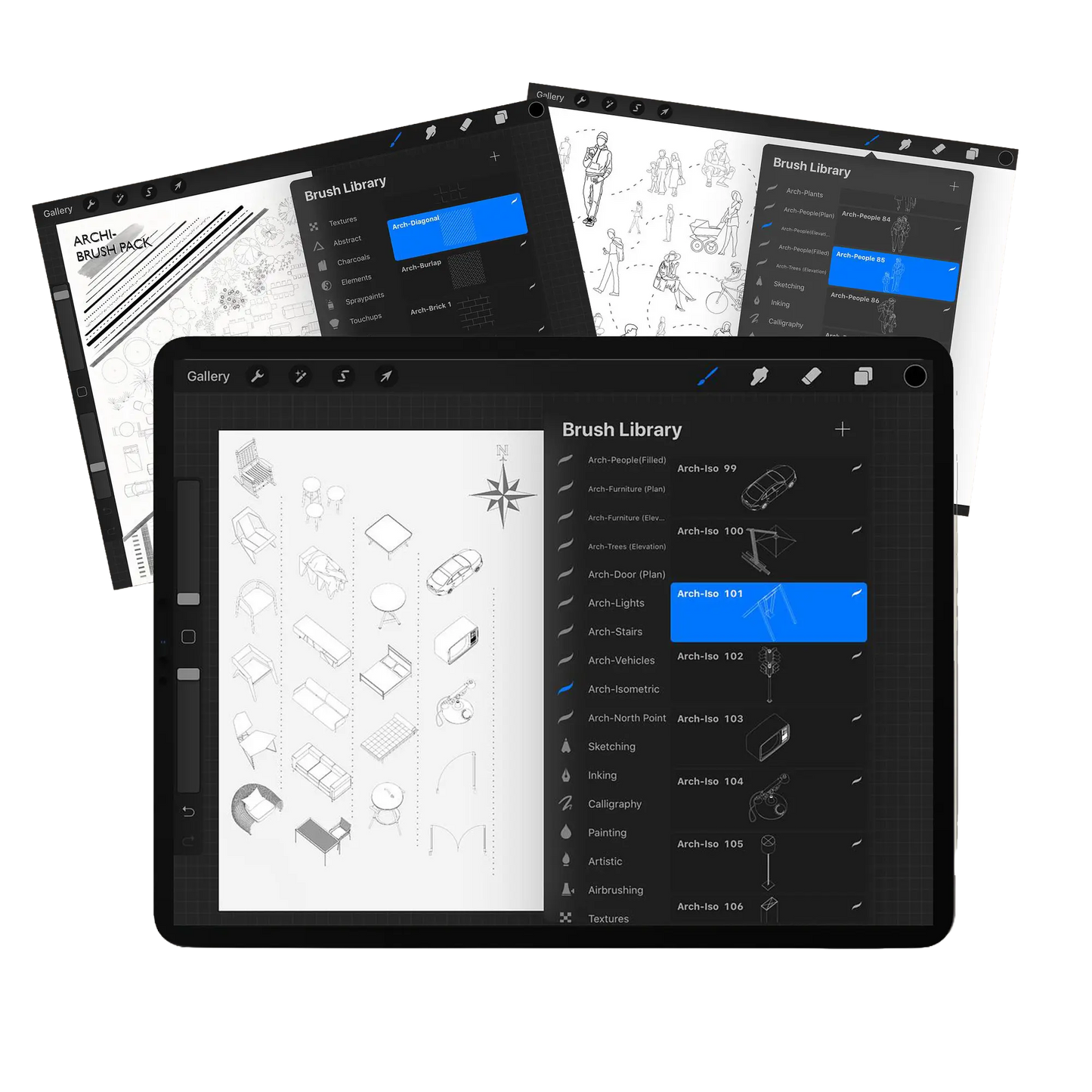 Get 4,500+ Professional Assets for Your Procreate Interior Designs