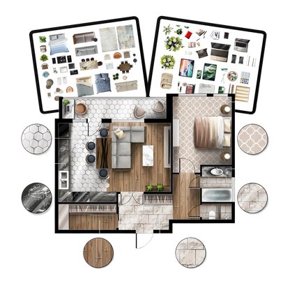 Get 4,500+ Professional Assets for Your Procreate Interior Designs