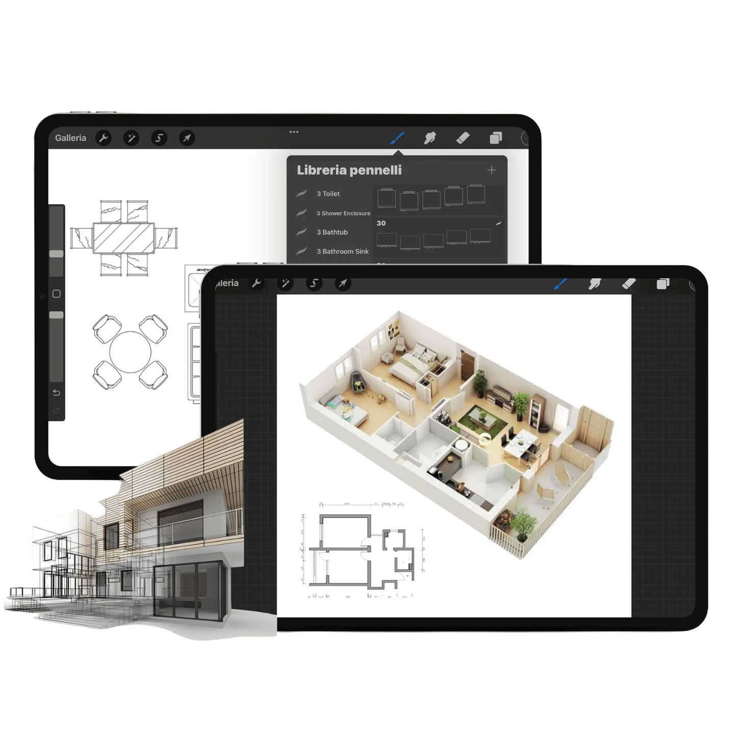 Get 4,500+ Professional Assets for Your Procreate Interior Designs