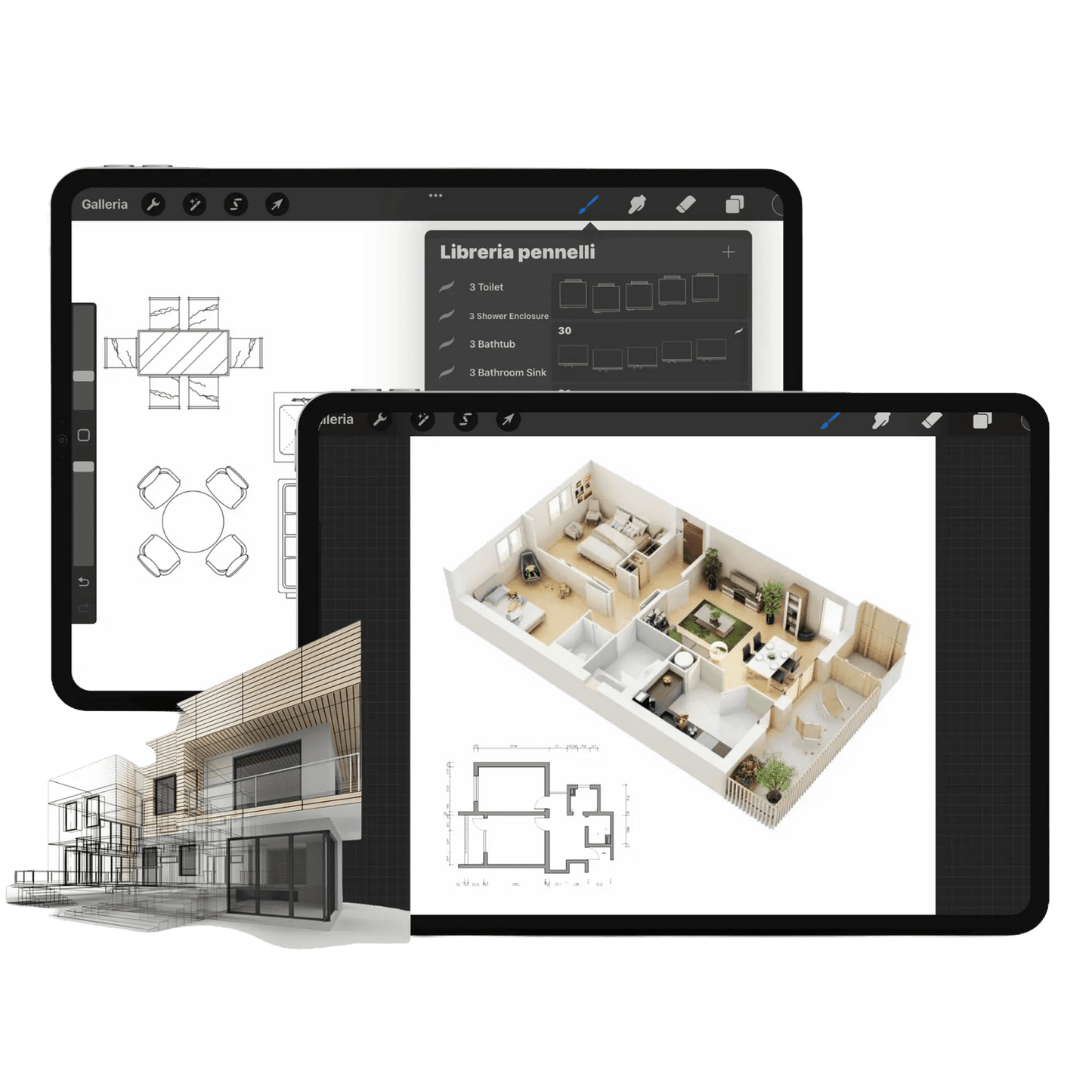 Get 4,500+ Professional Assets for Your Procreate Interior Designs - ArchTools
