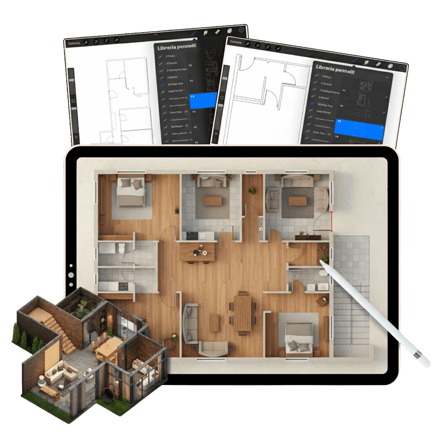 Get 4,500+ Professional Assets for Your Procreate Interior Designs - ArchTools